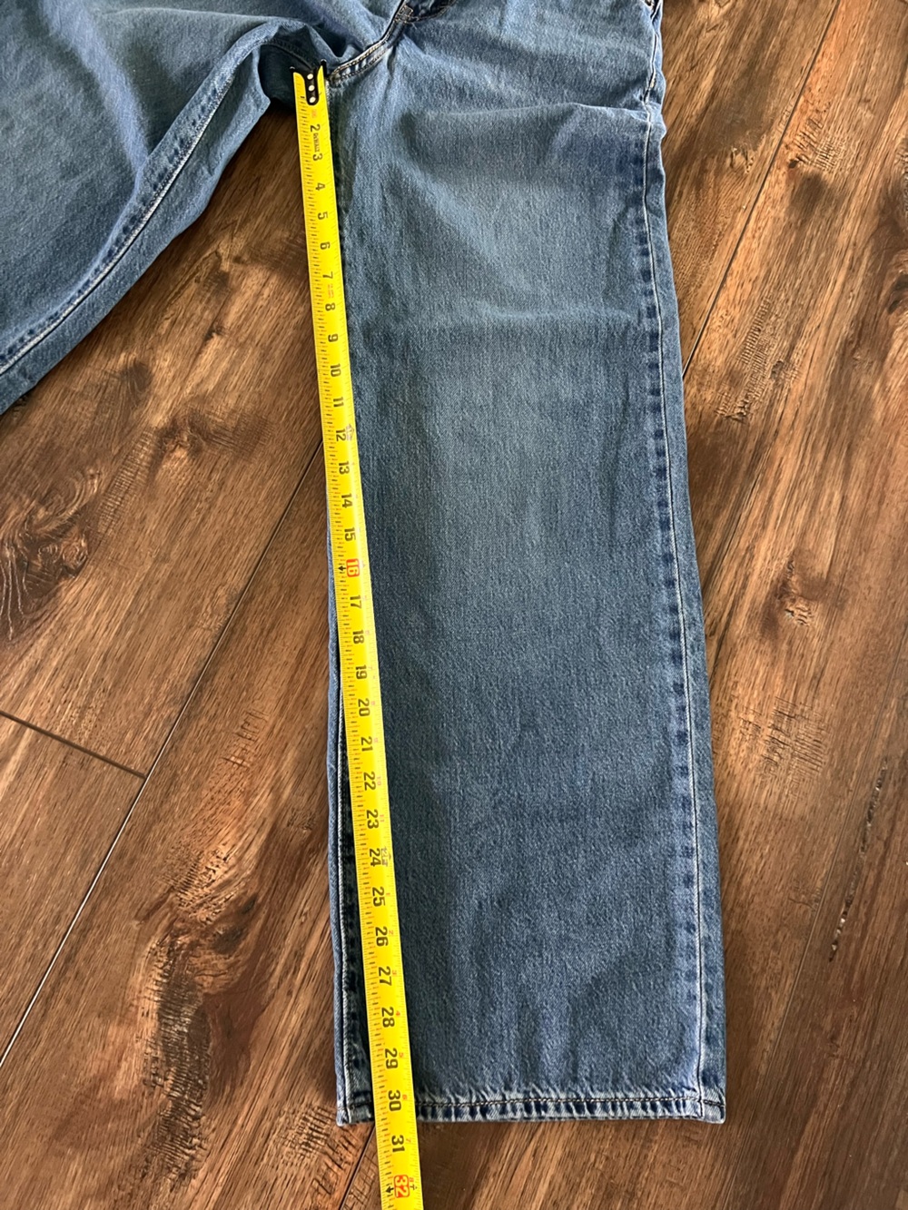 Levi's Cinch Baggy Womens Adjustable Lightweight Jeans Blue Denim Size 25 - Picture 14 of 16